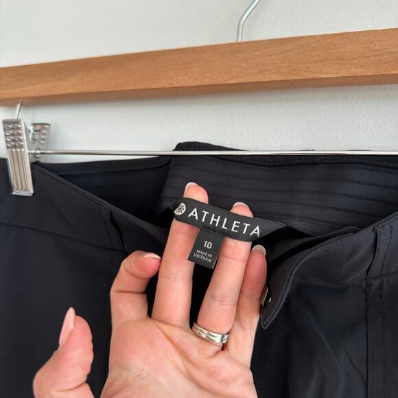 Athleta Tribeca Utility Crop Pant Black 10 NWT - Picture 12 of 12